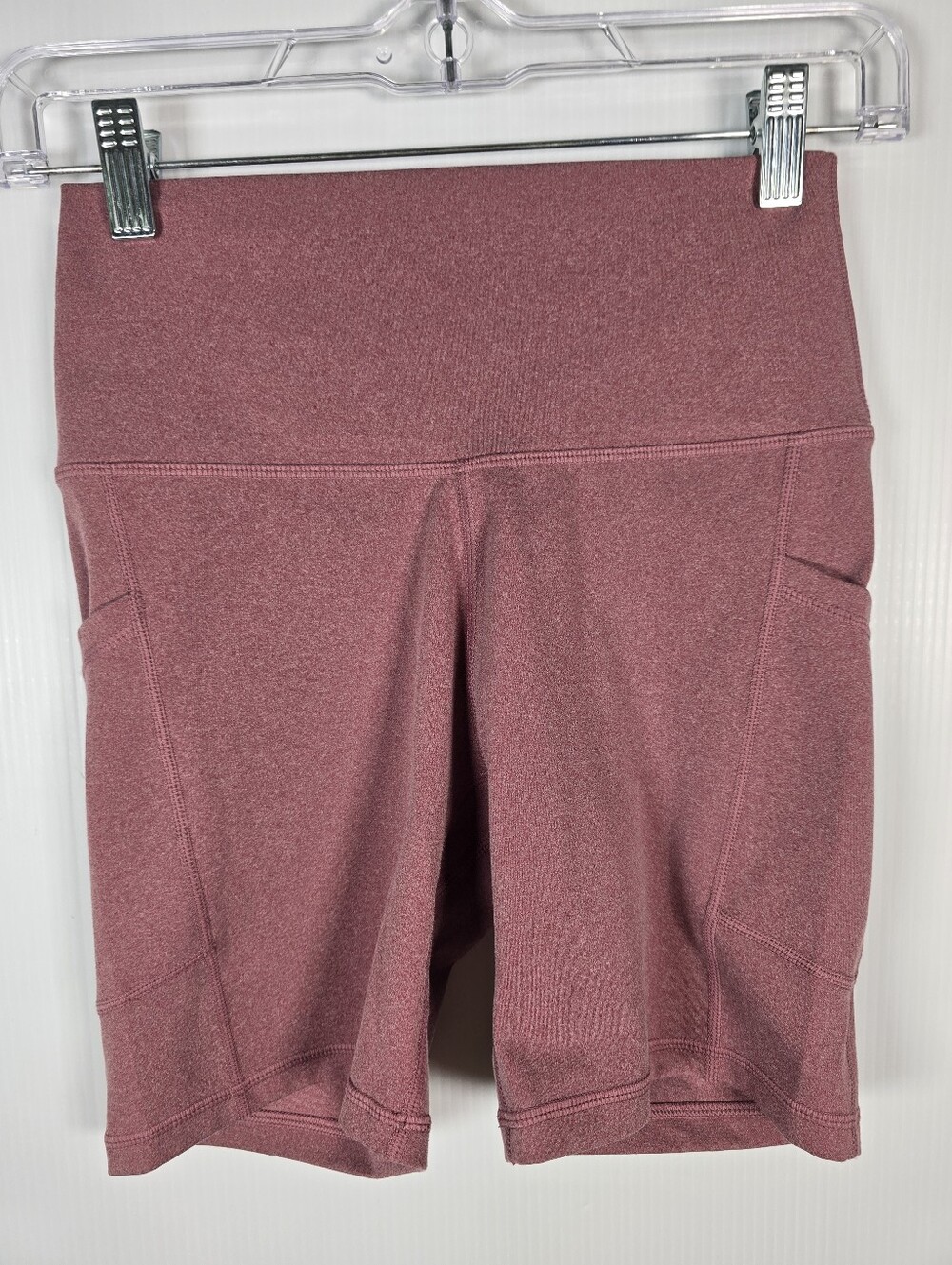 NWOT Colorful Koala Women's High Waisted Biker Shorts with Pockets 6" Inseam Med